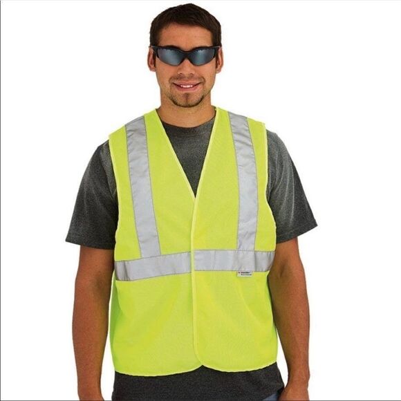 3M High-Visibility Yellow Reflective Personal Safety Vest Bundle of 3 - Picture 1 of 7
